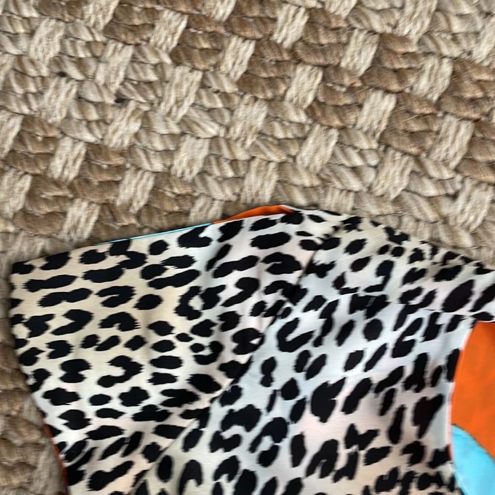 Chicos Reversible Floral-Animal Dress - Picture 4 of 9